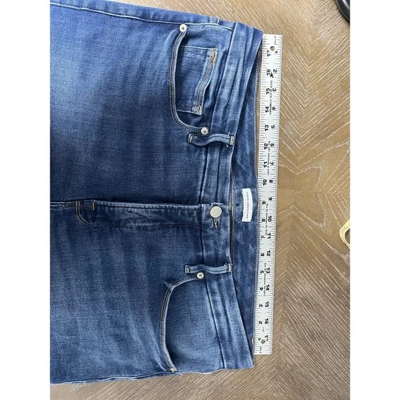 Good American Jeans Good Legs High Rise Skinny sz 15 / 33 Indigo Blue 30" inseam - Picture 7 of 11